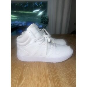 Adidas Men's Hoops 3.0 Mid Basketball Shoes White Size 11 Casual